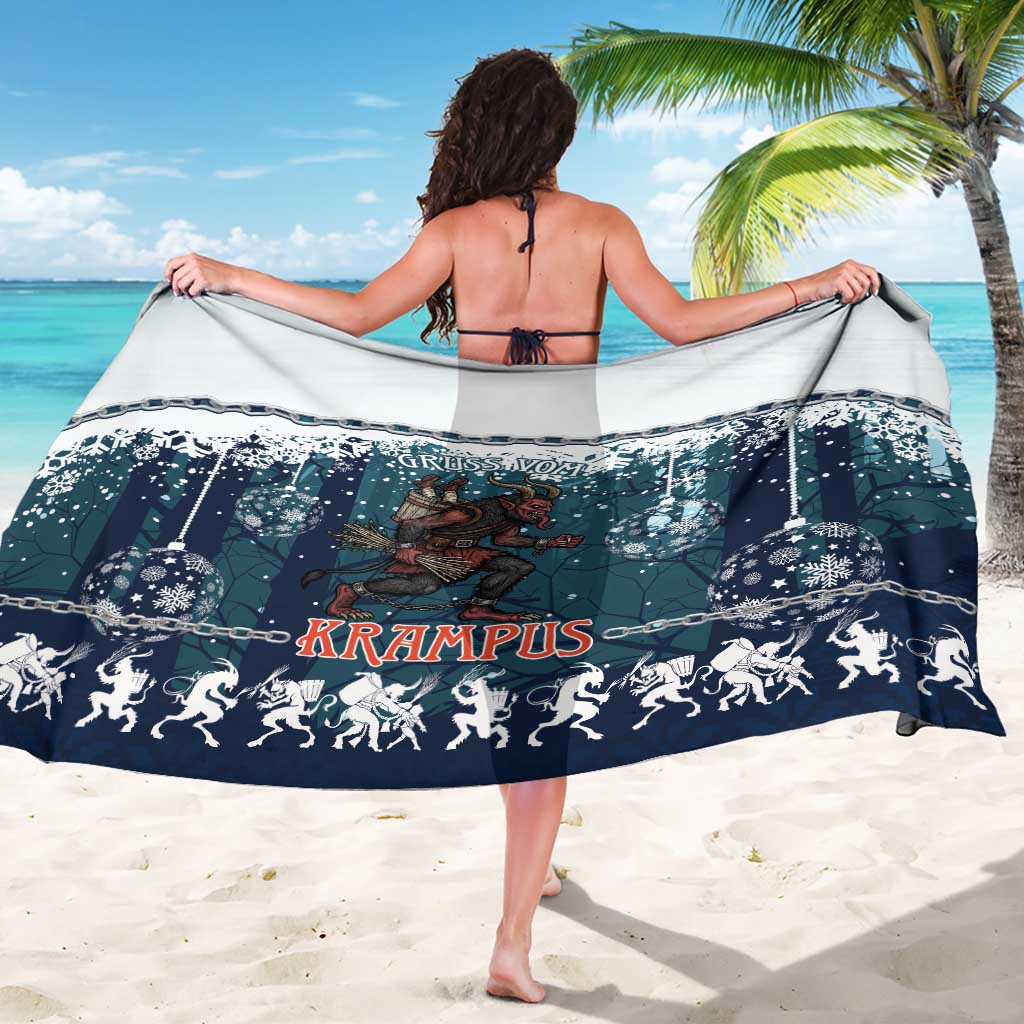 Gruss vom Krampus Christmas Sarong Creepy Xmas Devil - Wonder Print Shop