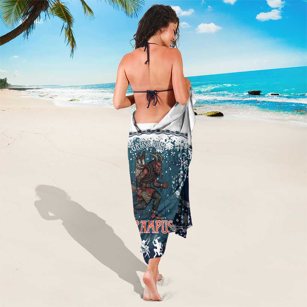 Gruss vom Krampus Christmas Sarong Creepy Xmas Devil - Wonder Print Shop