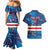 Custom Cape Verde Football Couples Matching Mermaid Dress and Hawaiian Shirt Go Blue Sharks - Mascot Version - Wonder Print Shop