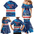 Custom Cape Verde Football Family Matching Mermaid Dress and Hawaiian Shirt Go Blue Sharks - Mascot Version - Wonder Print Shop