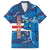 Custom Cape Verde Football Family Matching Puletasi and Hawaiian Shirt Go Blue Sharks - Mascot Version - Wonder Print Shop