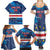 Custom Cape Verde Football Family Matching Summer Maxi Dress and Hawaiian Shirt Go Blue Sharks - Mascot Version - Wonder Print Shop