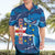 Custom Cape Verde Football Hawaiian Shirt Go Blue Sharks - Mascot Version - Wonder Print Shop