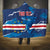 Custom Cape Verde Football Hooded Blanket Go Blue Sharks - Mascot Version