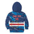 Custom Cape Verde Football Kid Hoodie Go Blue Sharks - Mascot Version - Wonder Print Shop