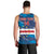 Custom Cape Verde Football Men Tank Top Go Blue Sharks - Mascot Version - Wonder Print Shop