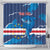 Custom Cape Verde Football Shower Curtain Go Blue Sharks - Mascot Version