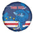 Custom Cape Verde Football Spare Tire Cover Go Blue Sharks - Mascot Version - Wonder Print Shop