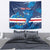 Custom Cape Verde Football Tapestry Go Blue Sharks - Mascot Version