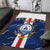 Custom Cape Verde Football Area Rug Go Blue Sharks - Sporty Version - Wonder Print Shop