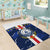 Custom Cape Verde Football Area Rug Go Blue Sharks - Sporty Version - Wonder Print Shop