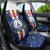 Custom Cape Verde Football Car Seat Cover Go Blue Sharks - Sporty Version - Wonder Print Shop