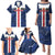 Custom Cape Verde Football Family Matching Puletasi and Hawaiian Shirt Go Blue Sharks - Sporty Version - Wonder Print Shop