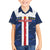 Custom Cape Verde Football Family Matching Puletasi and Hawaiian Shirt Go Blue Sharks - Sporty Version - Wonder Print Shop