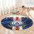 Custom Cape Verde Football Round Carpet Go Blue Sharks - Sporty Version