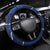 Cape Verde Football Steering Wheel Cover Go Blue Sharks - Sporty Version - Wonder Print Shop