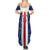 Custom Cape Verde Football Summer Maxi Dress Go Blue Sharks - Sporty Version - Wonder Print Shop