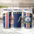 Custom Cape Verde Football Tumbler Cup Go Blue Sharks - Sporty Version - Wonder Print Shop