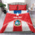 Custom Liberia Football Bedding Set Go Lone Stars - Sporty Style - Wonder Print Shop