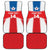 Custom Liberia Football Car Mats Go Lone Stars - Sporty Style - Wonder Print Shop