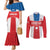 Custom Liberia Football Couples Matching Mermaid Dress and Long Sleeve Button Shirt Go Lone Stars - Sporty Style