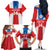 Custom Liberia Football Family Matching Off The Shoulder Long Sleeve Dress and Hawaiian Shirt Go Lone Stars - Sporty Style - Wonder Print Shop