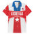 Custom Liberia Football Family Matching Off Shoulder Short Dress and Hawaiian Shirt Go Lone Stars - Sporty Style - Wonder Print Shop