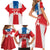 Custom Liberia Football Family Matching Short Sleeve Bodycon Dress and Hawaiian Shirt Go Lone Stars - Sporty Style