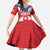 Custom Liberia Football Kid Short Sleeve Dress Go Lone Stars - Sporty Style - Wonder Print Shop