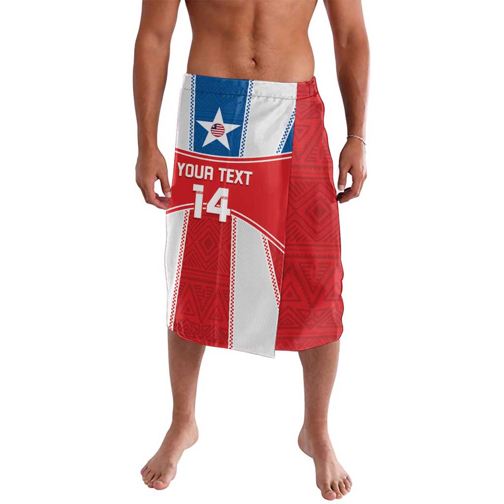 Custom Liberia Football Lavalava Go Lone Stars - Sporty Style - Wonder Print Shop