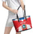 Custom Liberia Football Leather Tote Bag Go Lone Stars - Sporty Style - Wonder Print Shop