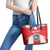 Custom Liberia Football Leather Tote Bag Go Lone Stars - Sporty Style - Wonder Print Shop