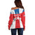 Custom Liberia Football Off Shoulder Sweater Go Lone Stars - Sporty Style - Wonder Print Shop