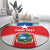 Custom Liberia Football Round Carpet Go Lone Stars - Sporty Style