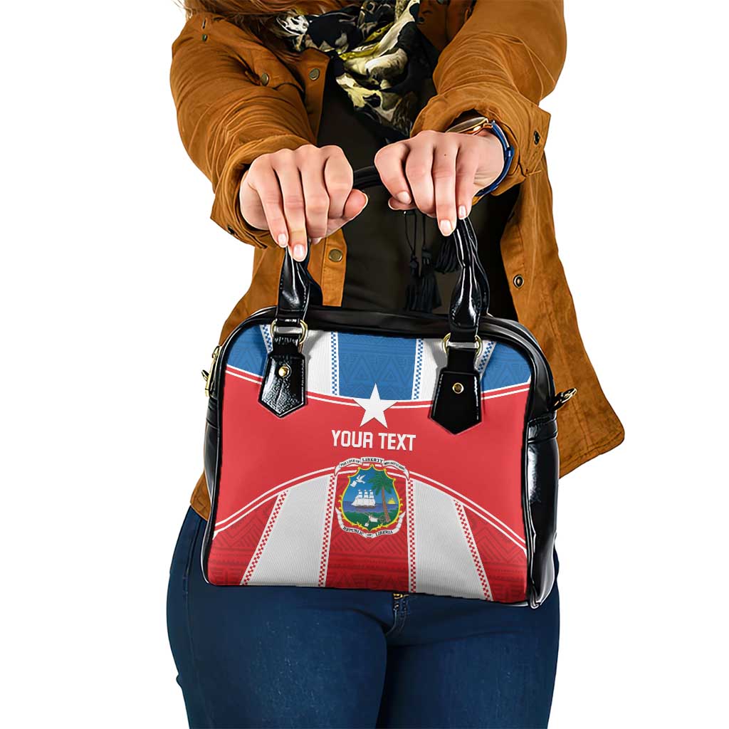 Custom Liberia Football Shoulder Handbag Go Lone Stars - Sporty Style