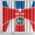 Custom Liberia Football Shower Curtain Go Lone Stars - Sporty Style