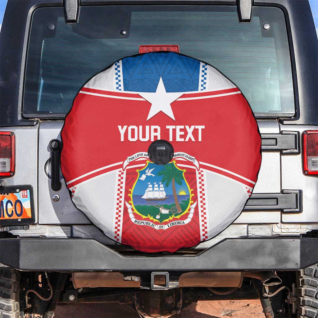 Custom Liberia Football Spare Tire Cover Go Lone Stars - Sporty Style - Wonder Print Shop