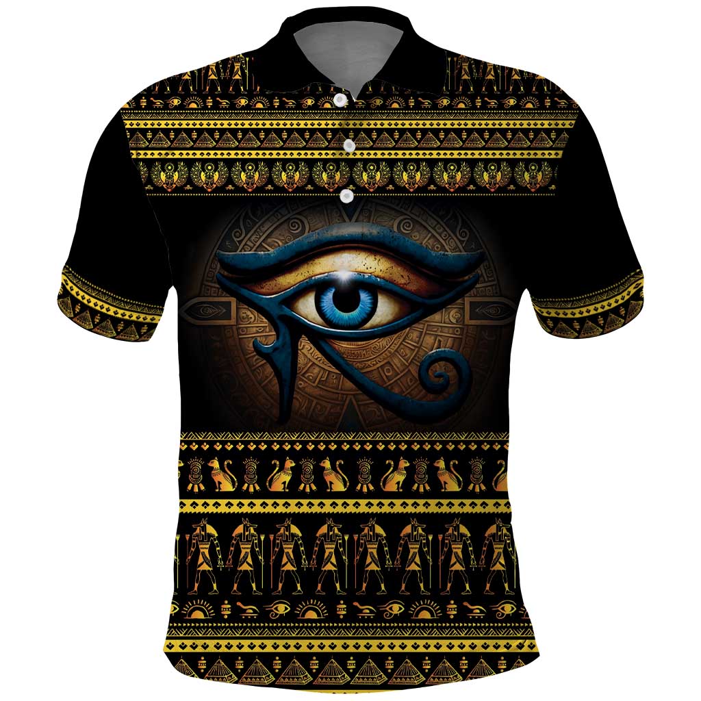 Ancient Egypt Eye Of Ra Polo Shirt Sun To The Egyptians