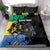 Personaliszd Gabon Bedding Set Gabonese Black Panther With Map - Wonder Print Shop