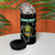 Personalized Gabon 4 in 1 Can Cooler Tumbler Gabonese Black Panther With Map - Wonder Print Shop