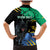 Personaliszd Gabon Family Matching Mermaid Dress and Hawaiian Shirt Gabonese Black Panther With Map - Wonder Print Shop