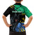 Personaliszd Gabon Family Matching Puletasi and Hawaiian Shirt Gabonese Black Panther With Map - Wonder Print Shop