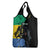 Personaliszd Gabon Grocery Bag Gabonese Black Panther With Map