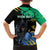 Personaliszd Gabon Hawaiian Shirt Gabonese Black Panther With Map - Wonder Print Shop