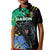 Personaliszd Gabon Kid Polo Shirt Gabonese Black Panther With Map - Wonder Print Shop