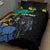 Personaliszd Gabon Quilt Bed Set Gabonese Black Panther With Map - Wonder Print Shop