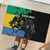 Personaliszd Gabon Rubber Doormat Gabonese Black Panther With Map - Wonder Print Shop