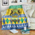 Gabon Christmas Blanket Joyeux Noel Coat Of Arms