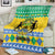 Gabon Christmas Blanket Joyeux Noel Coat Of Arms