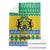 Gabon Christmas Blanket Joyeux Noel Coat Of Arms